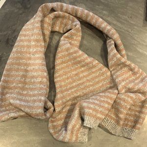 Cotton merino nylon blend scarf